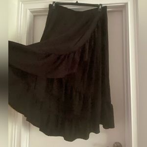 Black wrap skirt - size 1X